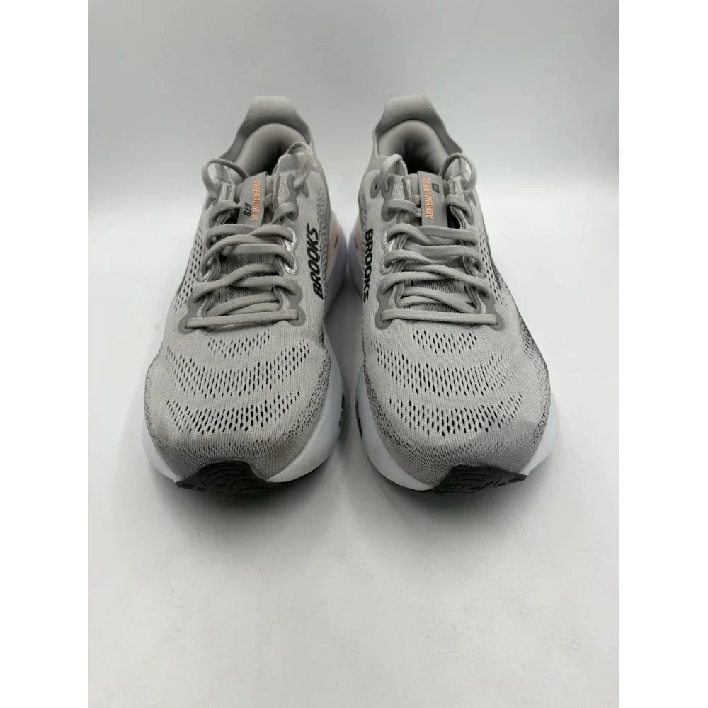 Brooks Adrenaline GTS 25 Mens Running Shoes Gray Sneaker Size 10.5